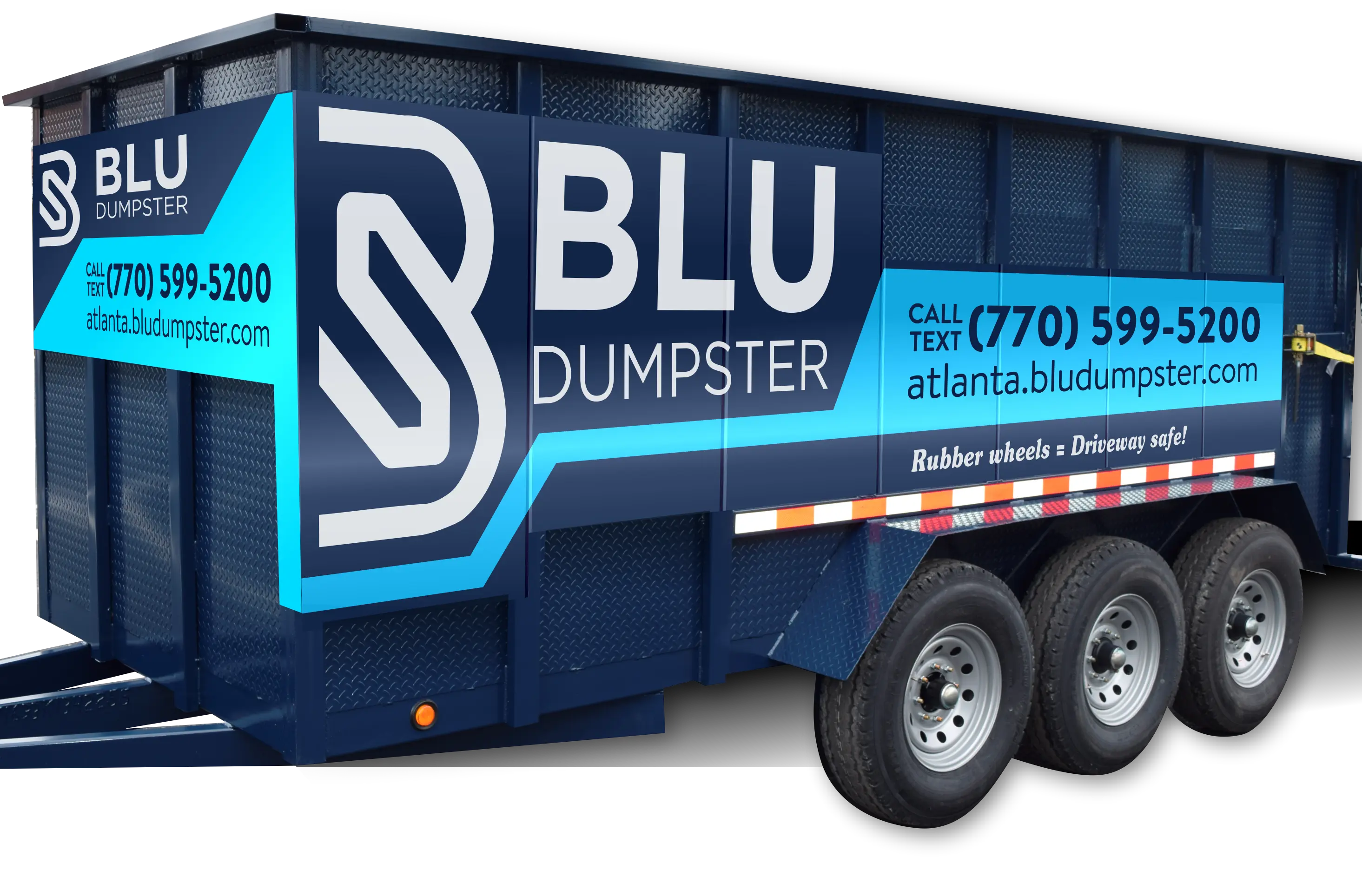 BLU Dumpster Rentals' Dumpster